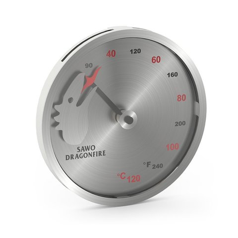 SAWO Термометр Dragonfire, красный, нерж., 232-TM2-DRF