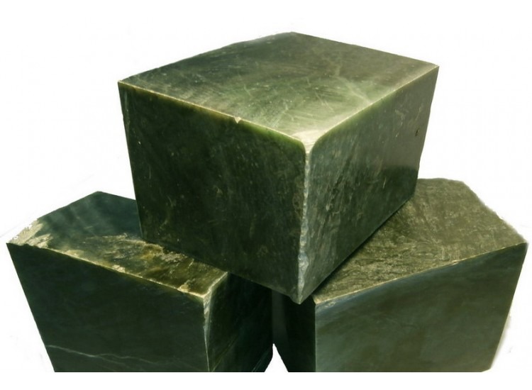 Камни Нефрит кубики (10 кг)