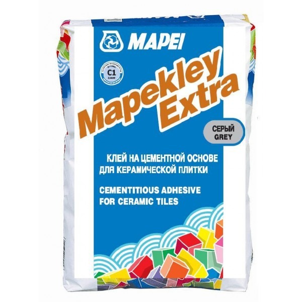 Мапеклей Экстра 25кг (серый клей для плитки) Mapei