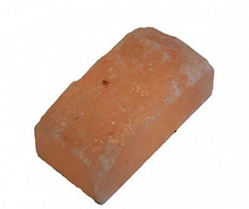 Кирпич из гималайской розовой соли 200*100*50, одна сторона натуральная СЛ