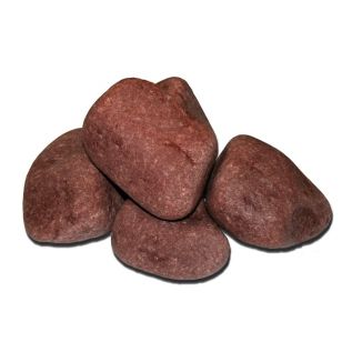 Камни кварцит малиновый обвалованный (20 кг)