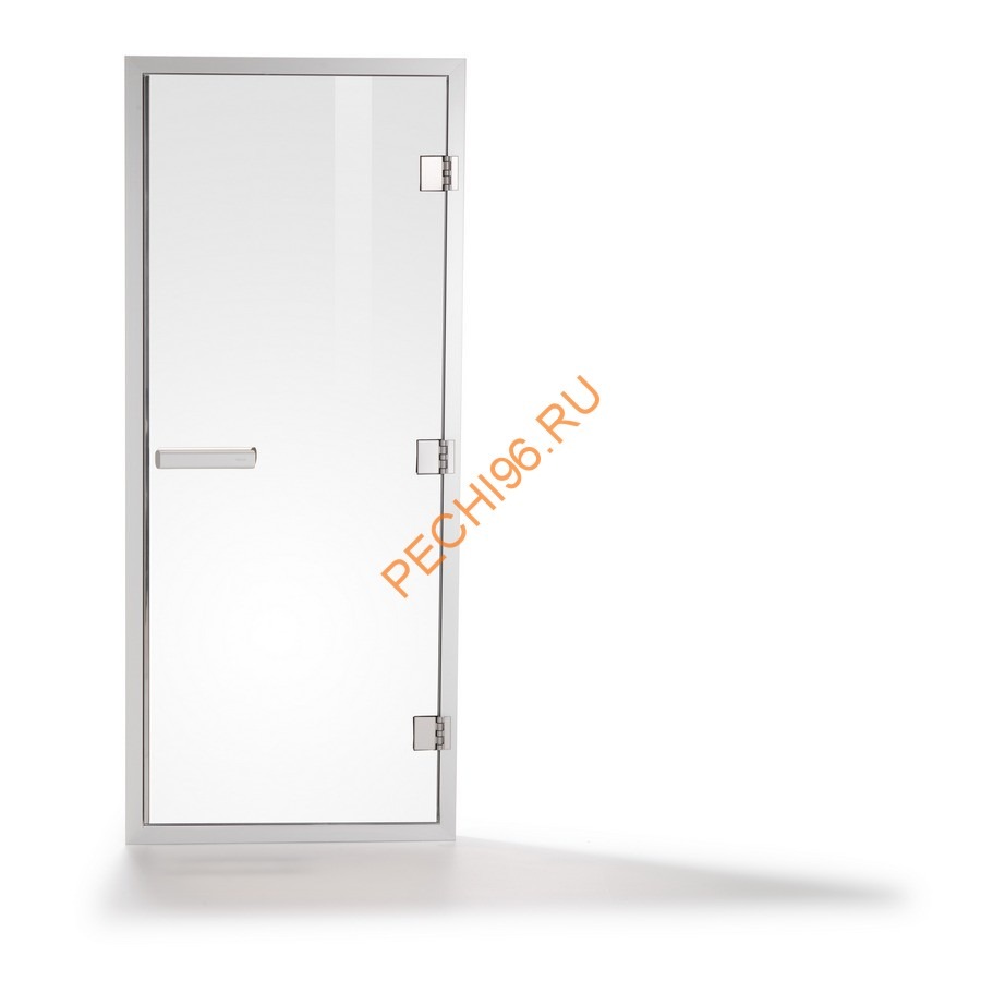 АКМА Дверь Бронза прозрачная, коробка алюминий, 690*1890, с порогом, 3 петли, 60G
